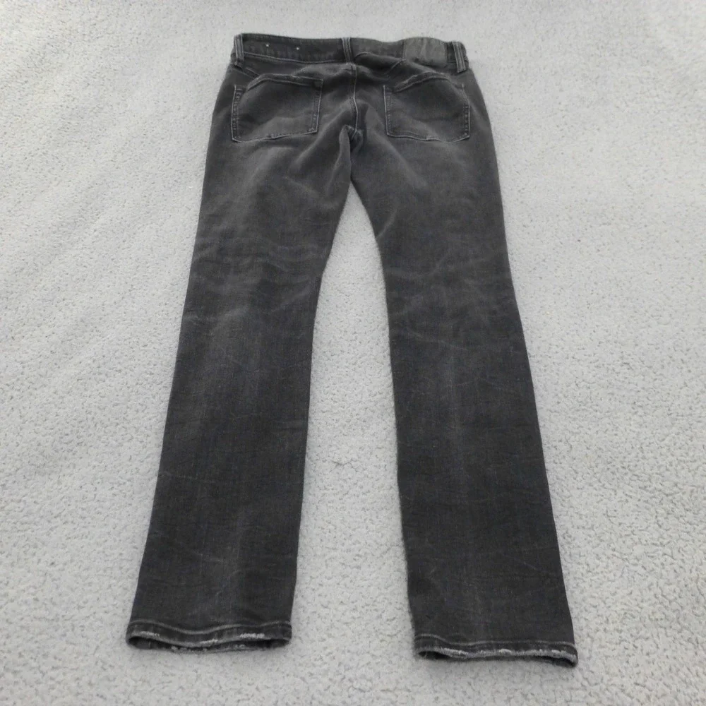 American Eagle Skinny Distressed Jeans Mens 32x32 Faded Black Ripped Denim